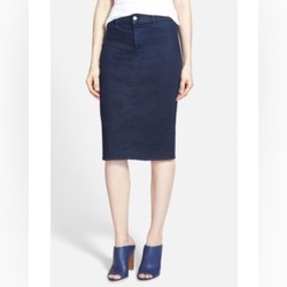 J Brand • Willa High Rise Denim Pencil skirt